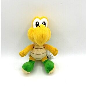 Nintendo Koopa Troopa Turtle Goldie Super mario‎ plush stuffed animal 7" 2017